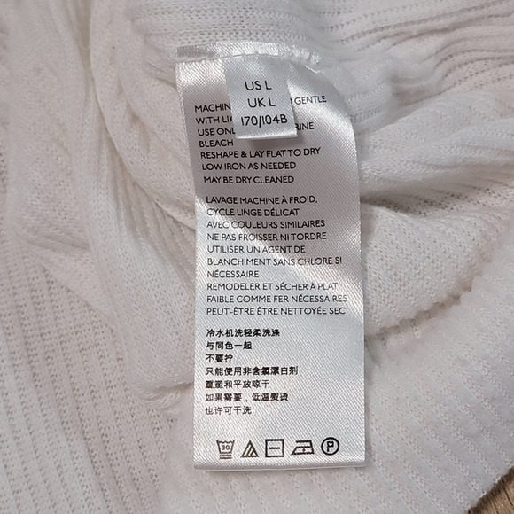 Free People We the Free Slouchy Thermal Size Large Oversized Boxy Casual Boho - Picture 5 of 8